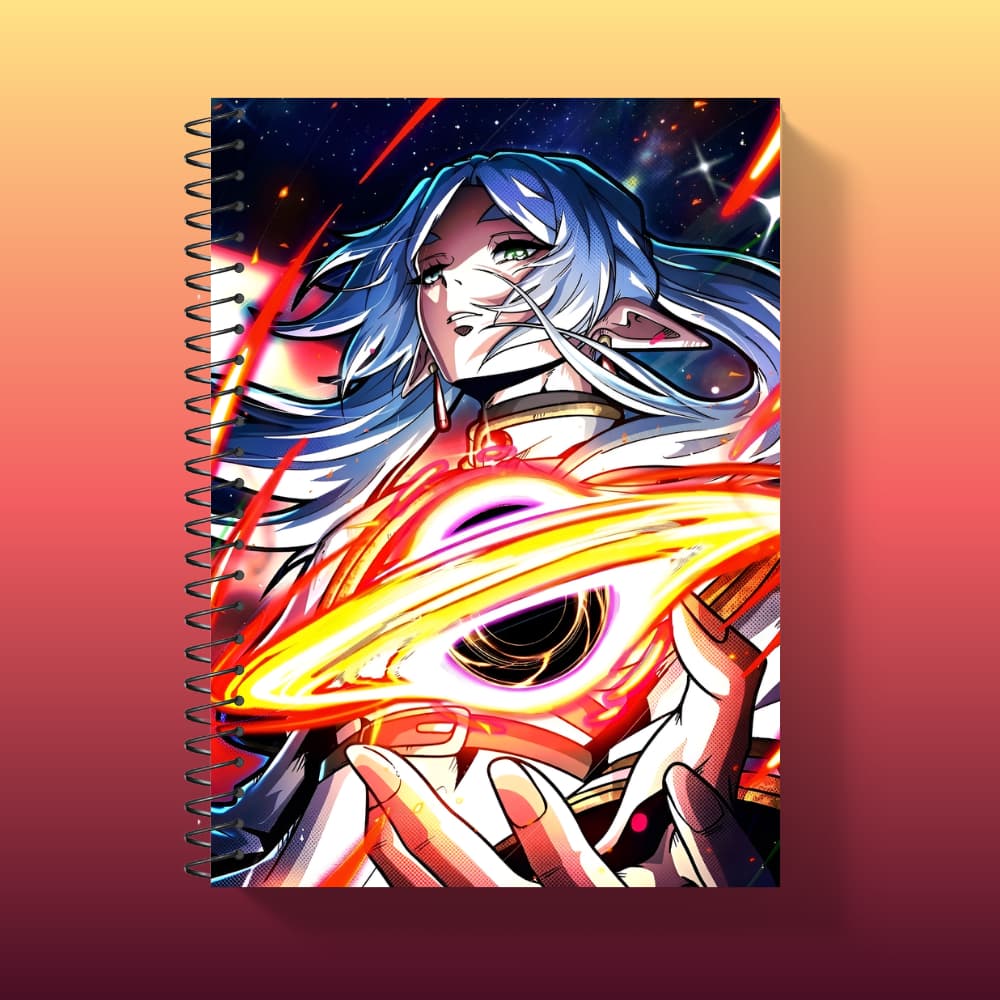 Caderno Anime Frieren Personalizado Capa Dura 1, 10 e 20 Materias