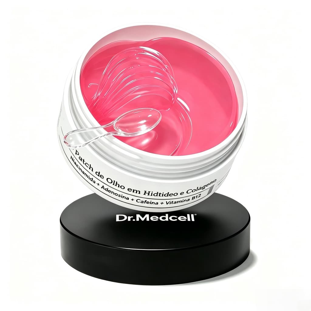 Patch Máscara Olhos skincare Coreano Dr.medcell Hidrogel Colágeno Adesivo Anti-olheiras Peptídeo Colágeno K-beauty