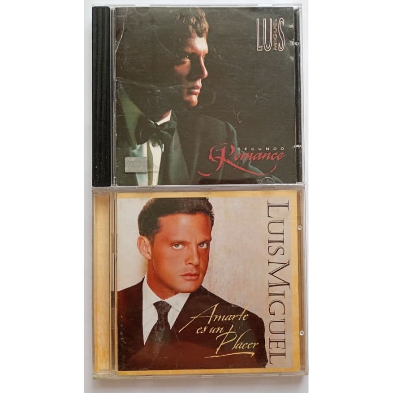 CDs: Luis Miguel - Segundo romance e Amarte és um placer (2 cds)