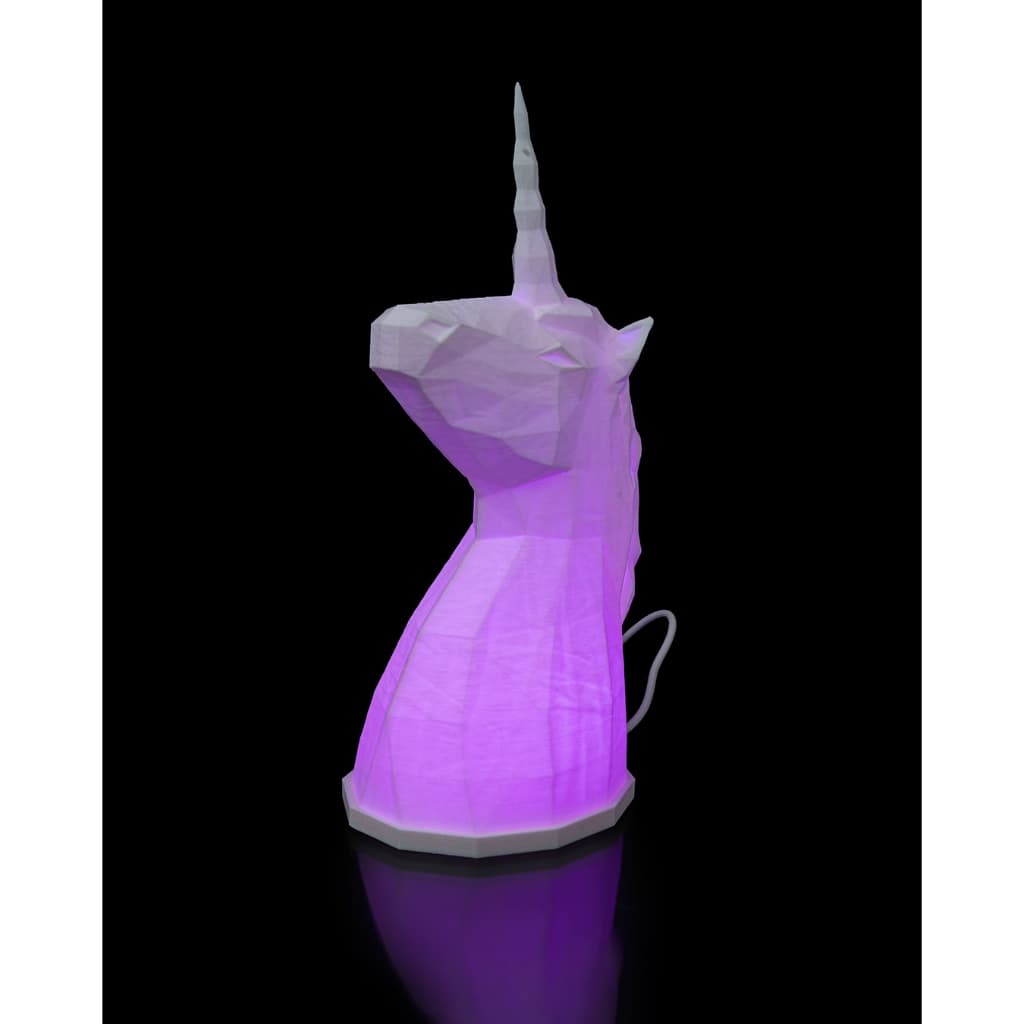 Luminária Unicórnio Low Poly