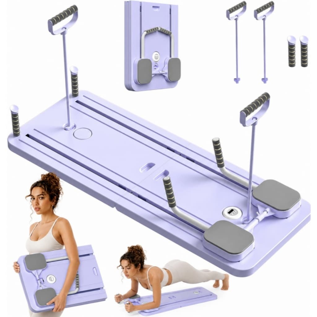 Pilates Reformer 5 Em 1 Dobrável Prancha Abdominal Fitness