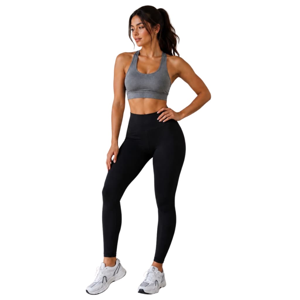 KIT FEMININO TOP NADADOR SEM BOJO MAIS LEGGING FITNESS ACADEMIA FEMININA ZERO TRANSPARÊNCIA E LEVANTA BUMBUM ENVIO IMEDI