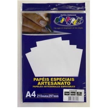 Papel Especial Artesanato A4 Casca De Ovo 180g Off Paper 50 Folhas