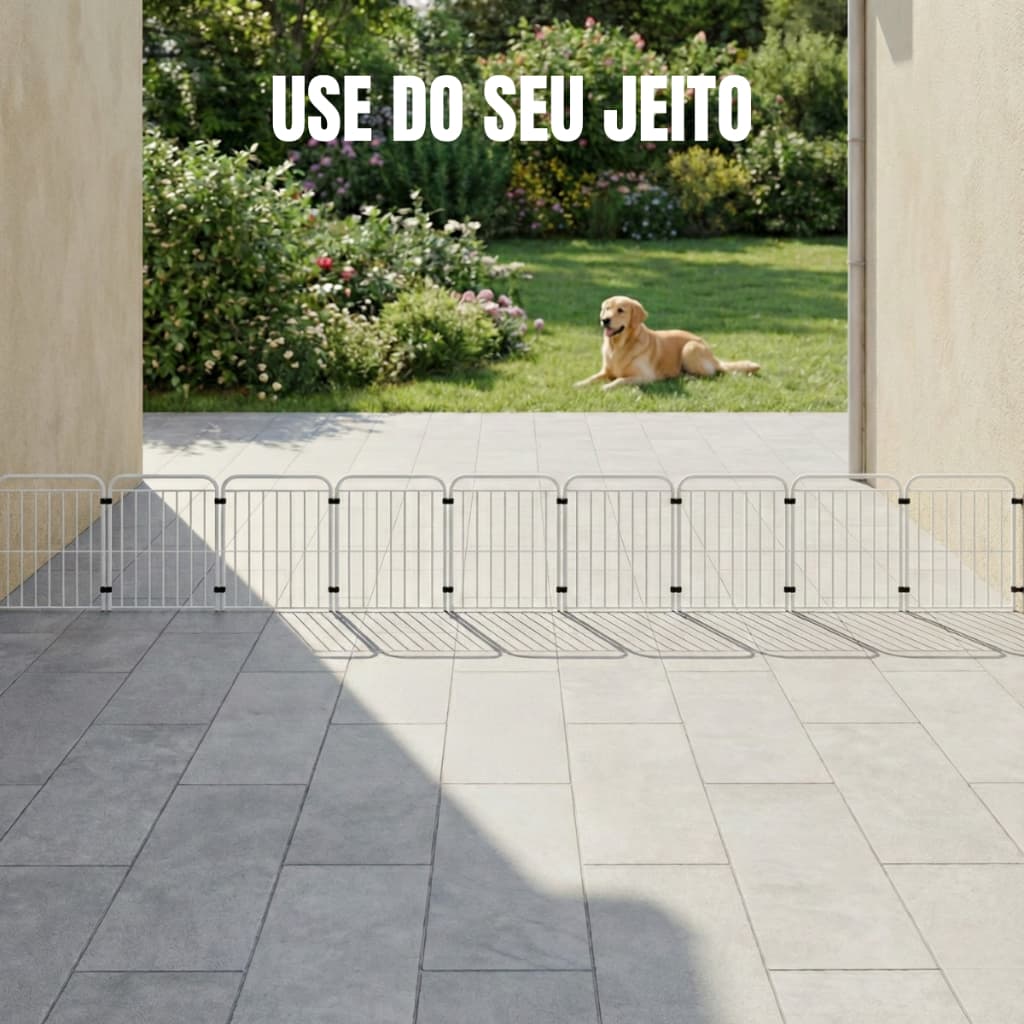 Barreira Pet Articulada para Cães e Gatos