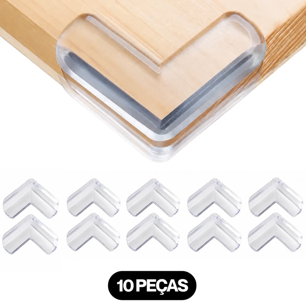 Protetor De Silicone De Mesa Quina Protetor Para Móveis Quadrado Proteção De Ponta De Móveis Para Crianças E Bebês