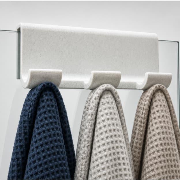 Suporte para Toalha Box de Banheiro Minimalista 3 Toalhas Organizador