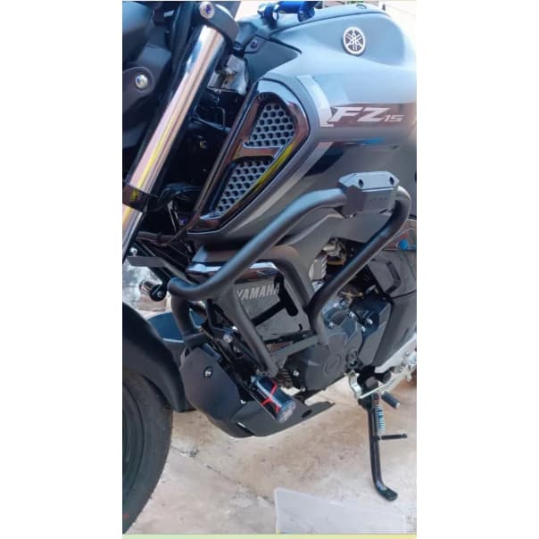 Protetor Para FAZER FZ15 ABS 150 2025 Slider PRETO Carenagem Tanque Motor Mata Cachorro