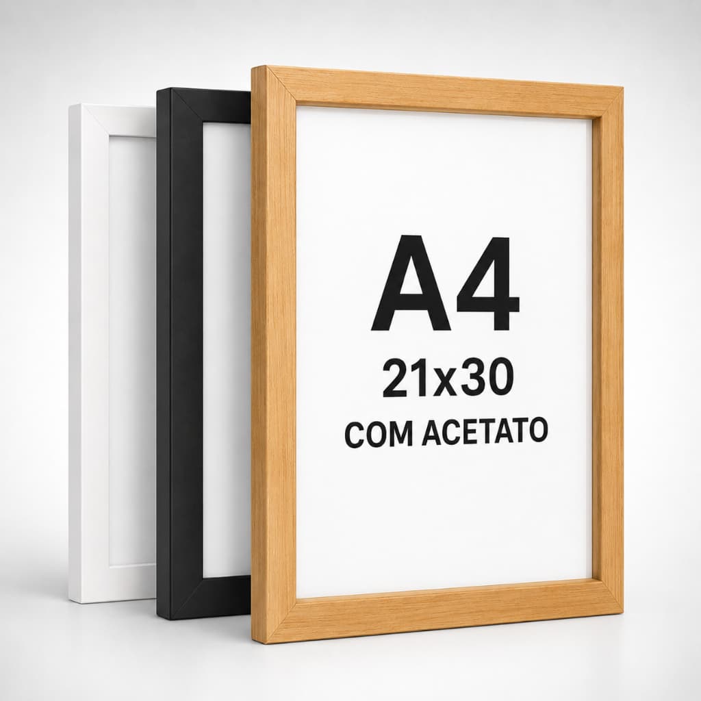Moldura A4 Para Certificado Diploma Fotografia Moderna 1 Unidade