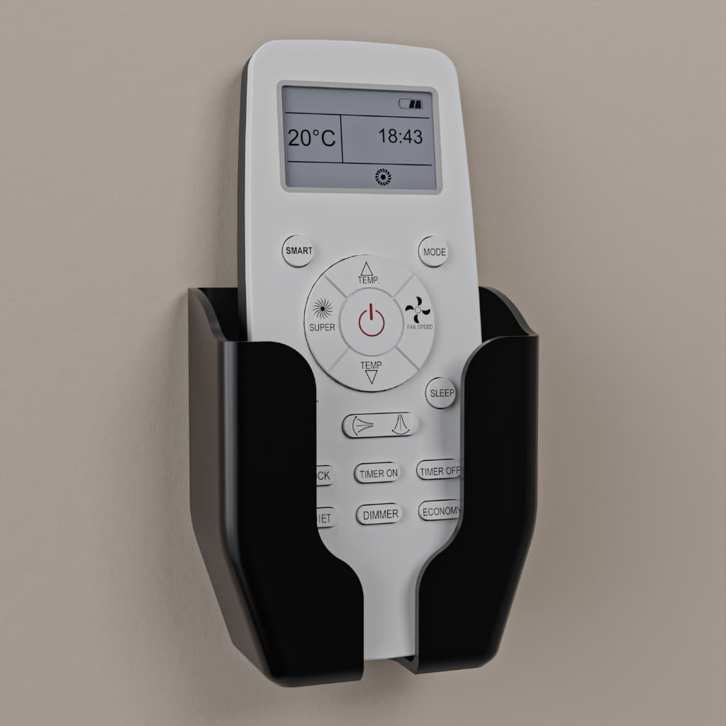 Suporte De Parede Porta Controle Remoto Ar Condicionado Ventilador Tv Universal Personalizável