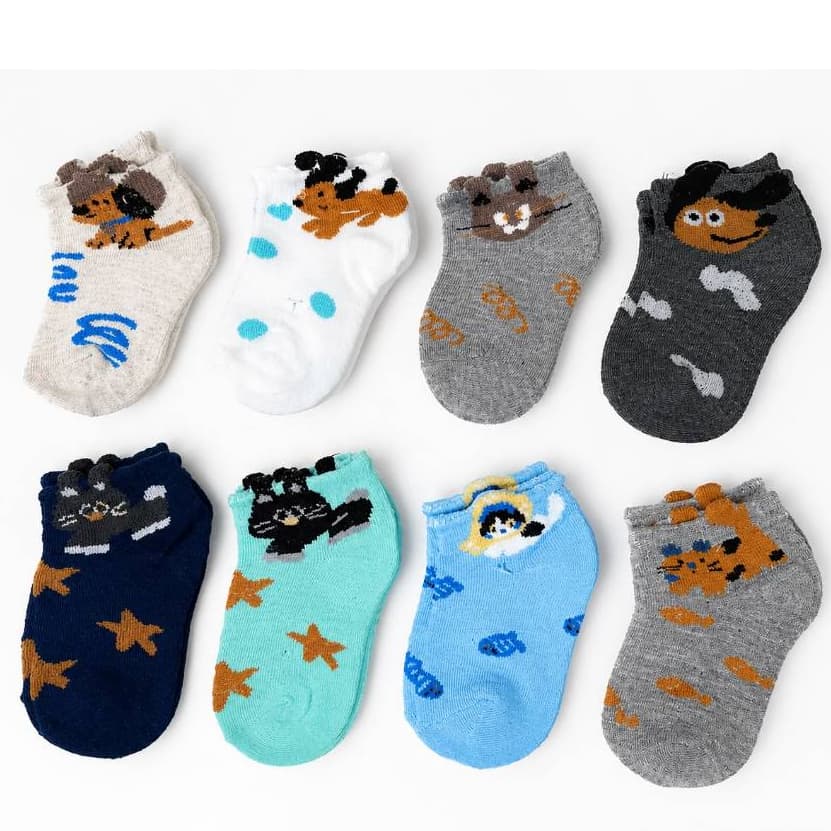Kit 3 , 6 e 12 Pares de Meias Masculino e Femenina para Recém Nascidos e Bebê