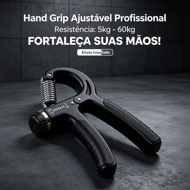 Hand Grip Ajustável 5kg a 60kg Fortalecedor De Punho Mão Antebraço Academia Musculação Profissional