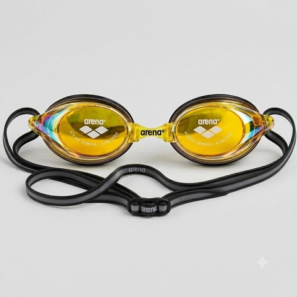 OCULOS DE NATAÇÃO ARENA STRIKE MIRROR ACTIVE AMARELO / Espelhado