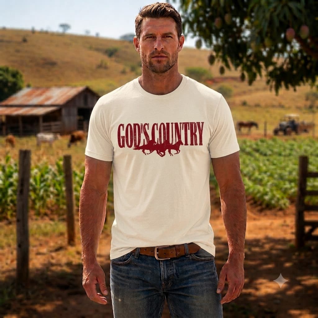 Camisa Masculina Country 100% Algodão