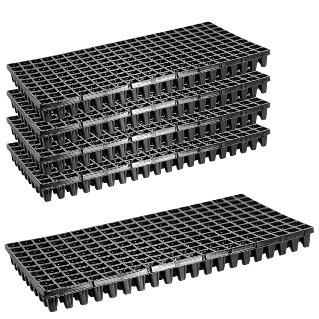 Kit 5 Bandejas de Germinação 200 Células Nutriplan para Mudas