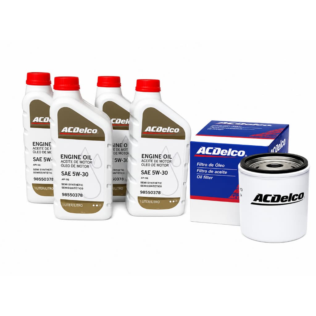 Kit 4 Litros De Óleo 5w30 + Filtro De Óleo ACDelco