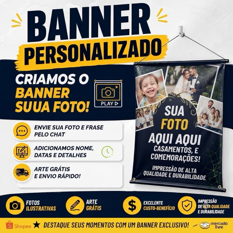 Banner Com Foto Banner Aniversário