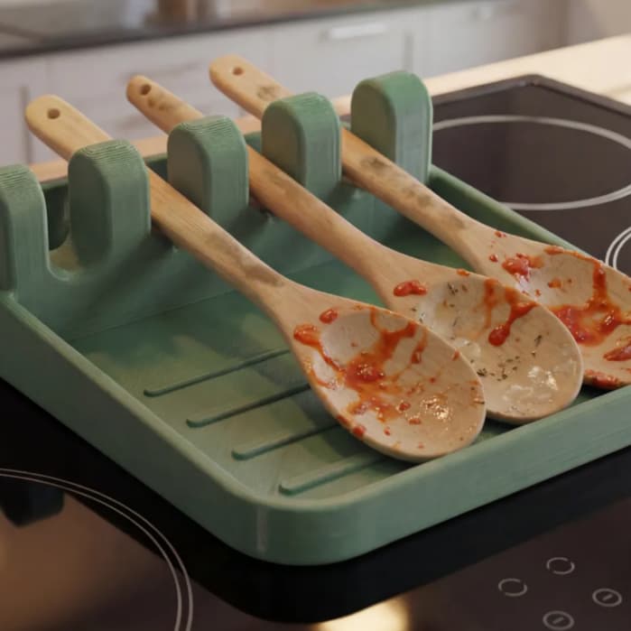 Suporte colheres tampa de panela cozinha