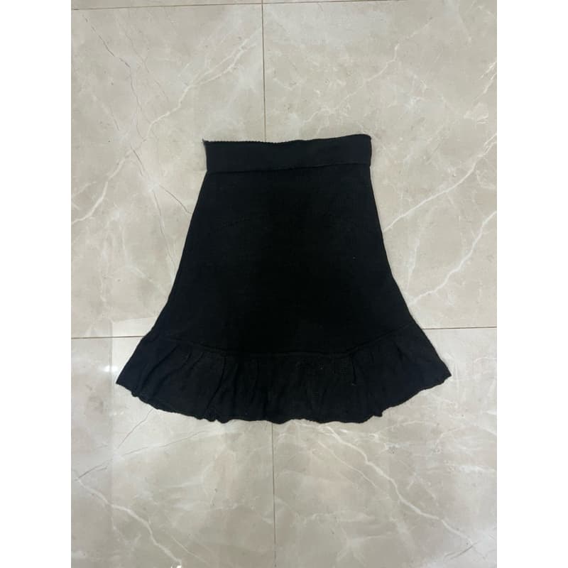 Saia Preta de Pano