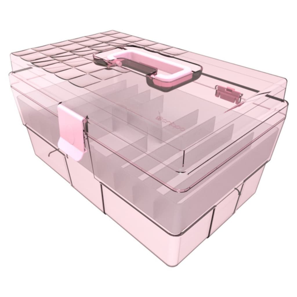 Maleta Organizadora Grande Rosa Claro