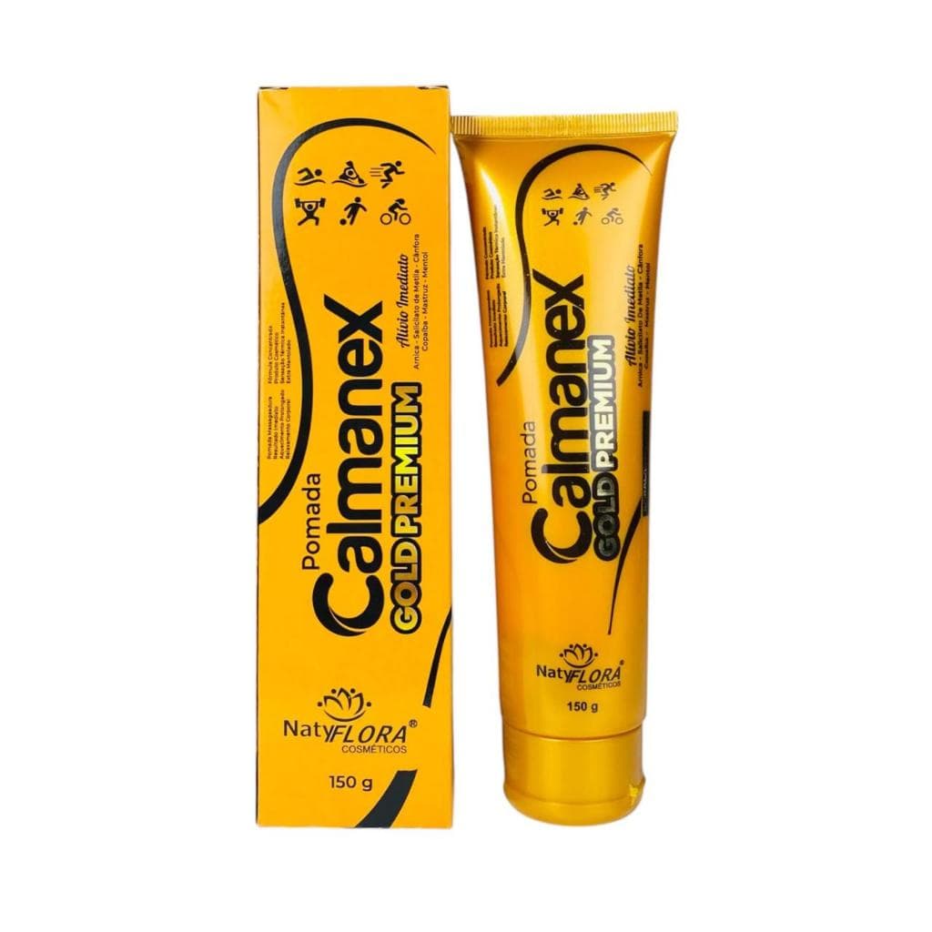 Pomada Calmanex Gold Premium Resultado Imediato 1.Un 150g NatyFlora Cosméticos