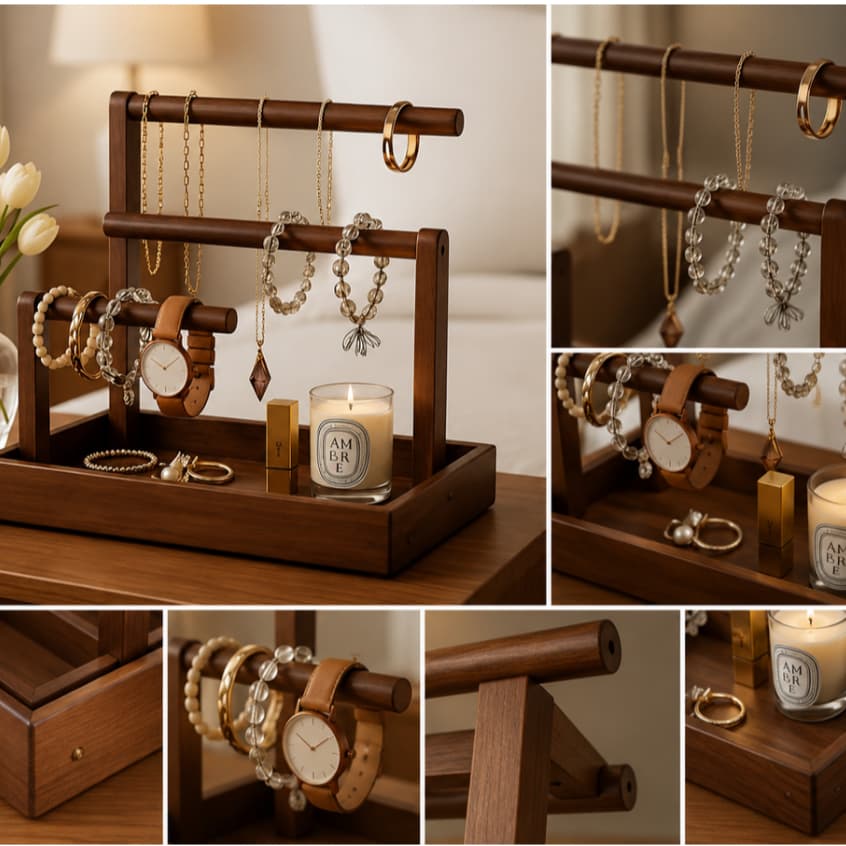 Organizador de Joias em Madeira – Elegância, Organização e Sustentabilidade