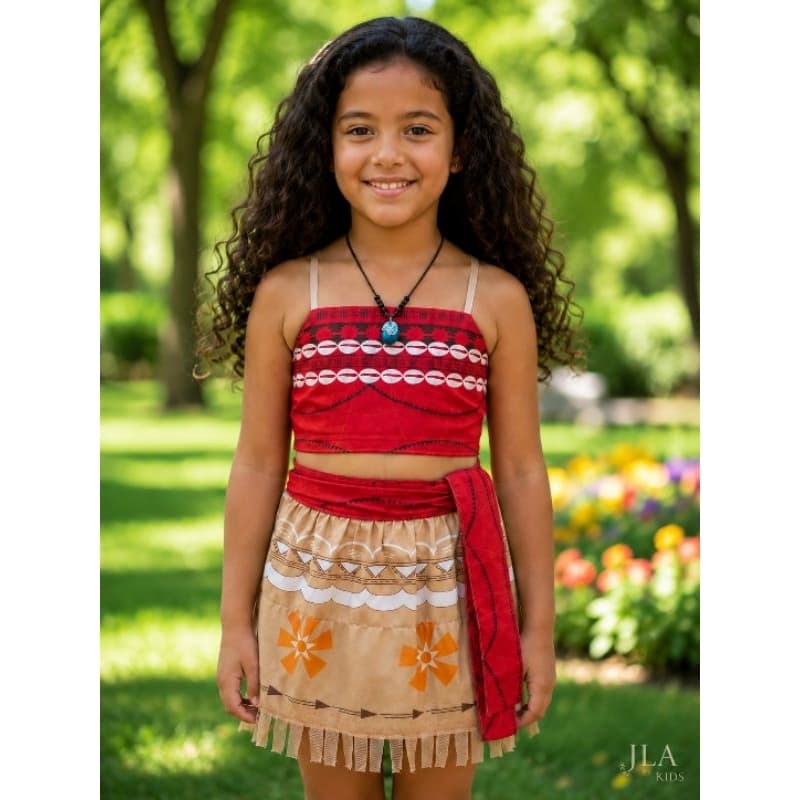 promoção fantasia da MOANA , acompanha colar e faixa.