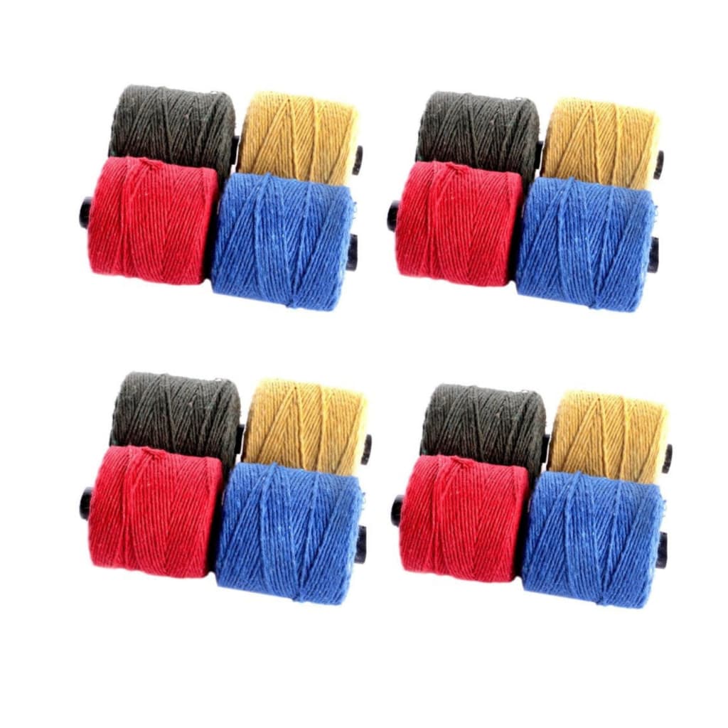 Kit Barbante Colorido Valtex 16 Rolos 82m Cada Artesanato Escolar