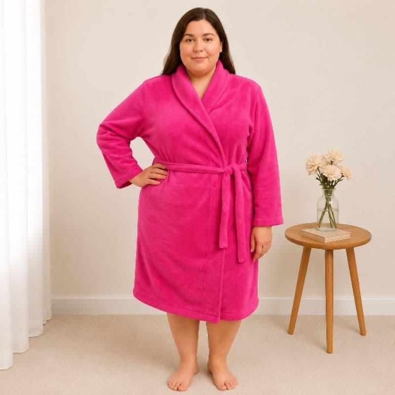 Roupao Adulto Plus Size Microfibra unissex veste até G5