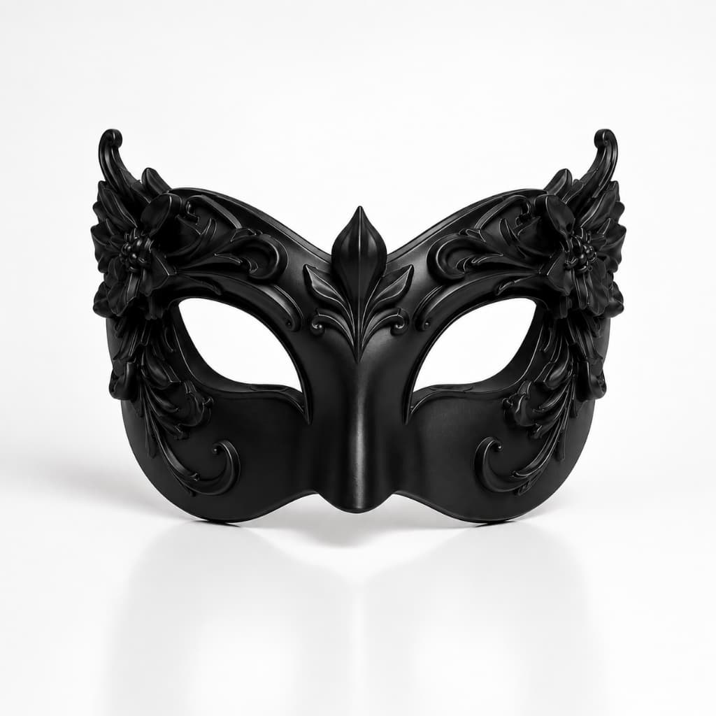 Máscara Veneziana Luxo Baile Carnaval Fantasia Cosplay Halloween Festa Masculina Feminina Premium