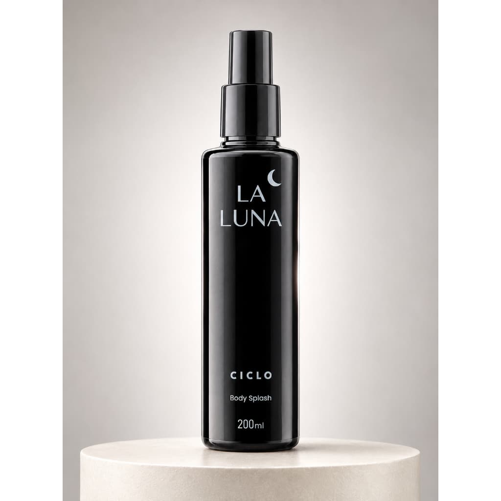 Body Splash La Luna Ciclo 200ml Feminino Colônia Desodorante Corporal Perfumado Perfume Fragrância Suave Original