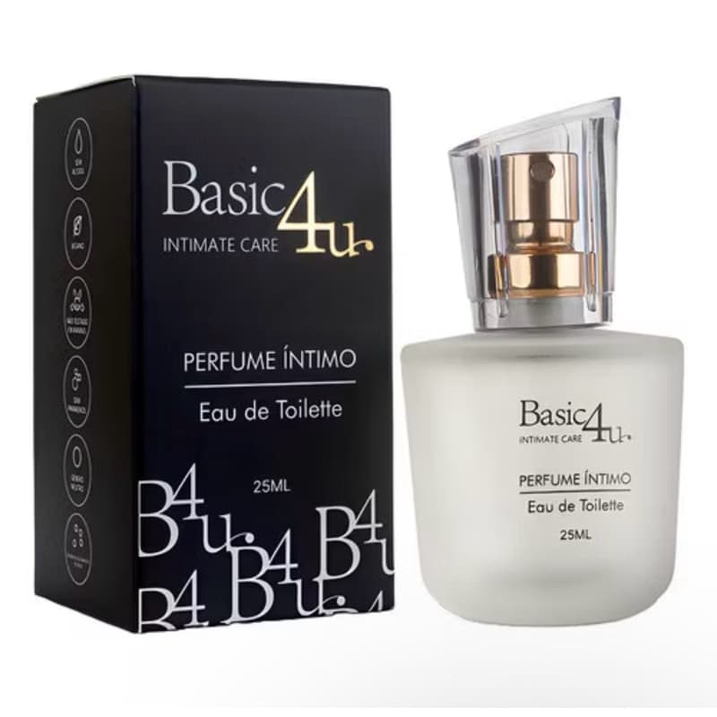 Perfume Íntimo Spray Feminino Aroma Afrodisíaco Liberdade Libido Blend Óleos Essenciais Basic4u 25ml