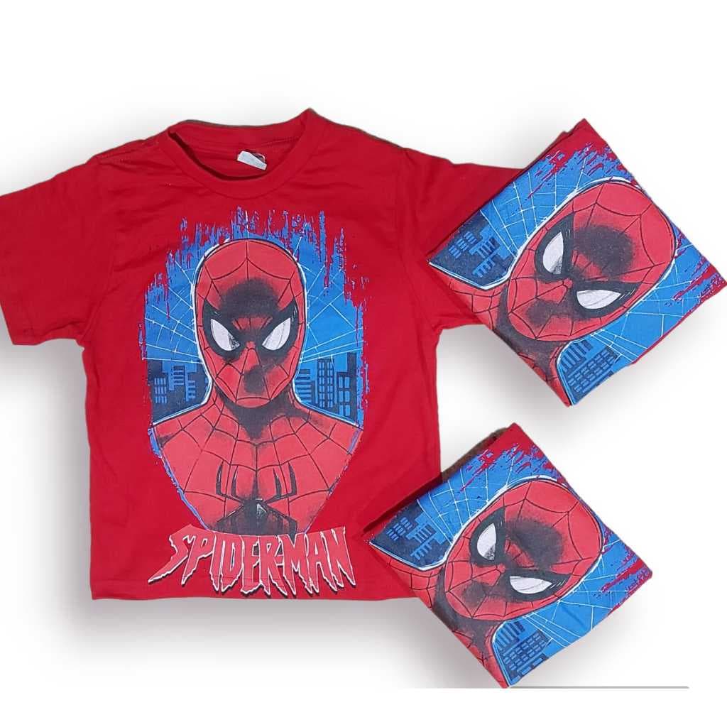 Kit 5 Camisetas Infantis Personagens Variados Menino Menina 100% Algodão