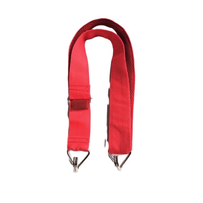 Talabarte 2 Ganchos Profissional Para Percussão Surdo Timbal Ajustável - VERMELHO