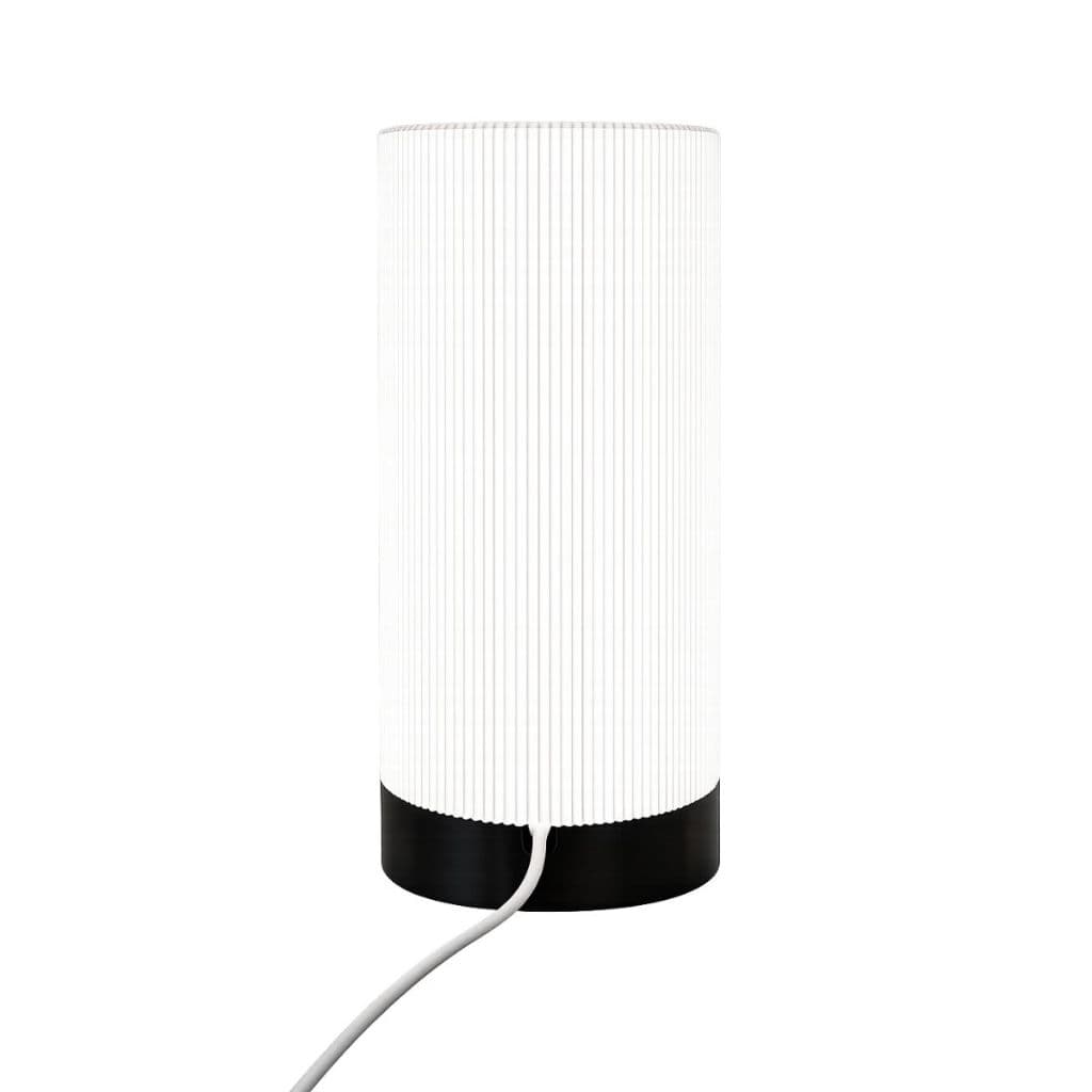 Abajur Luminária De Mesa Luz Branca Minimalista Moderna