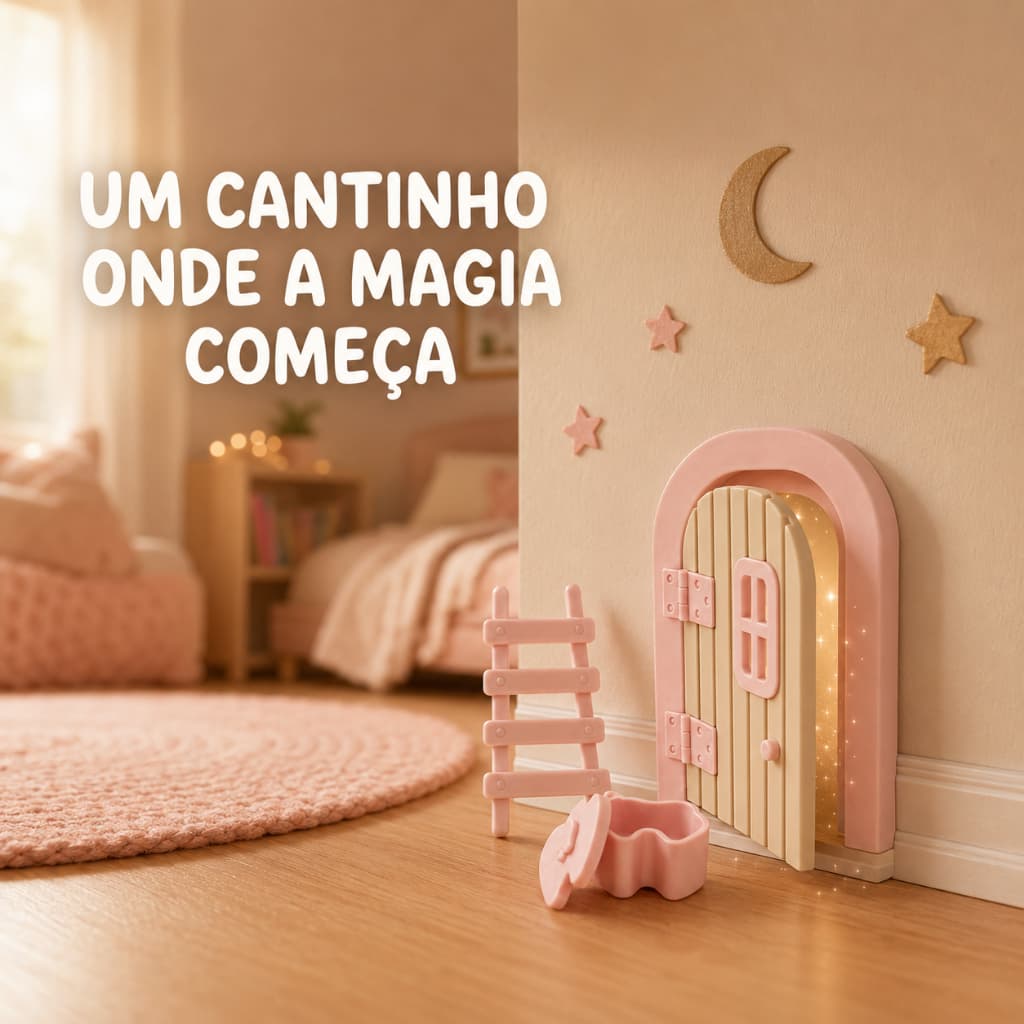 Porta Fada Do Dente Infantil Com Pote Dentinho Decoração