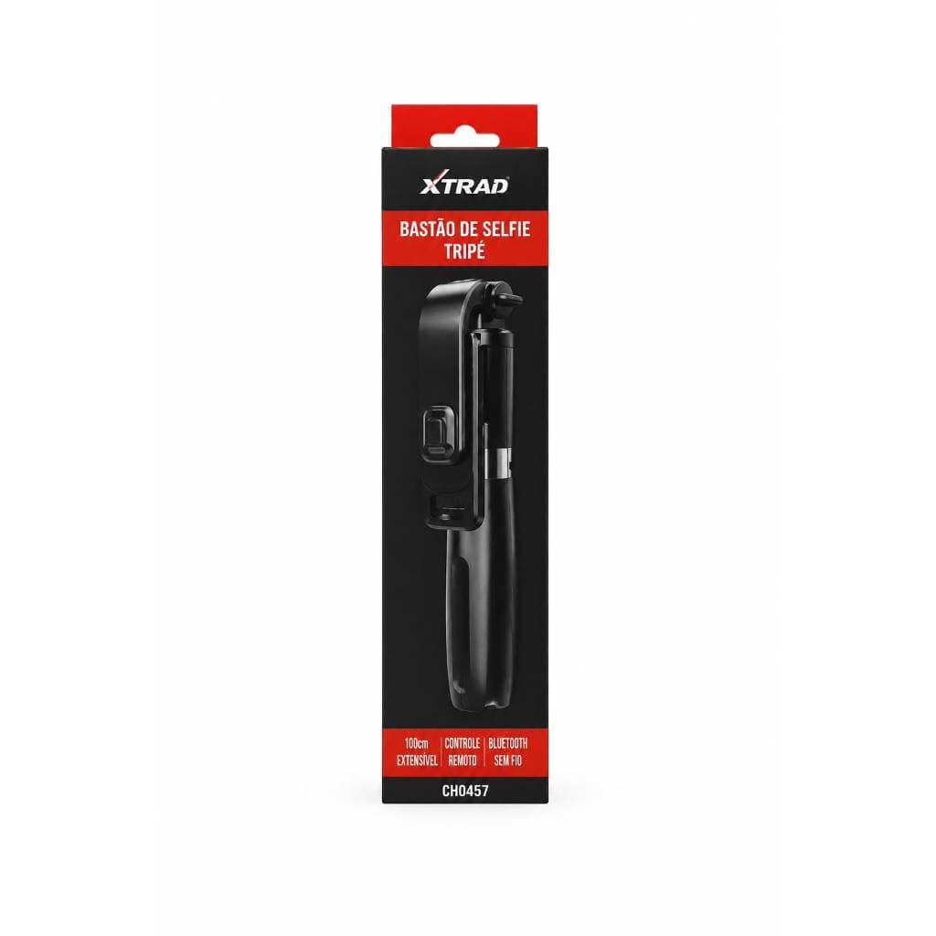 Bastão Selfie Tripé Bluetooth com Controle Remoto para Celular Xtrad CH0457