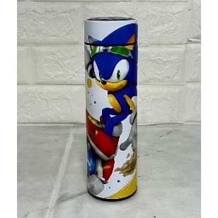 Garrafa Térmica Infantil Sonic 450ml Brinde Lembranças Criança