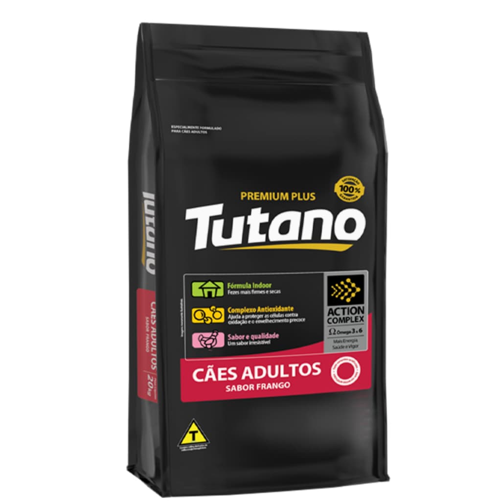 Tutano Ração Cães Adultos Frango 20kg