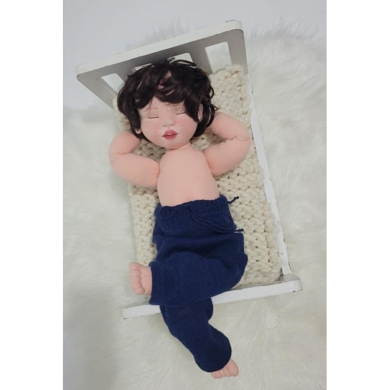 Calça Newborn em Tricô | Calça para Ensaio Fotográfico Bebê | Unissex