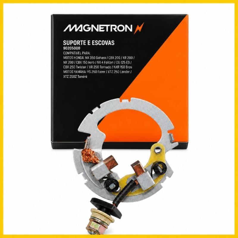 Escova Arranque motor Partida  XR Tornado CBX Twister 250 NX Falcon 400 Magntron 9020500