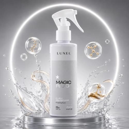 Protetor Térmico Capilar Antifrizz cabelos oleosos Finalizador Cabelo Spray Luxel 200ml Leave-in
