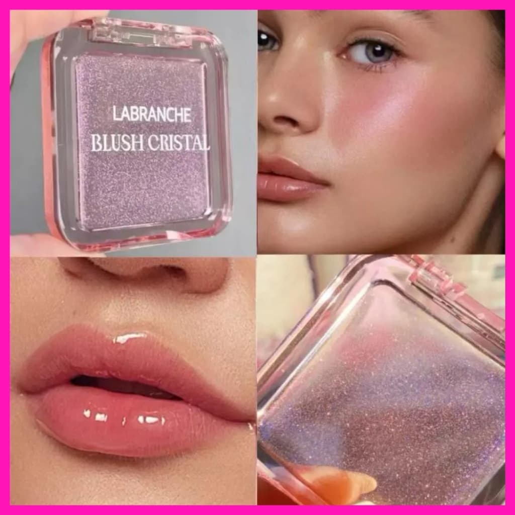 Blush Transparente Mágico Pigmentado Maquiagem Em Alta Blush 2 em 1 Labranche LA7178