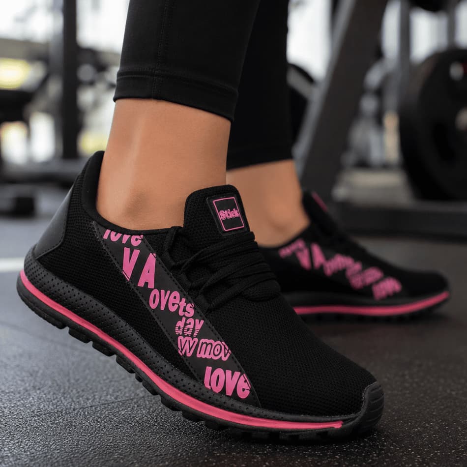 Tênis Feminino Esportivo Super Leve Calce Facil Academia Caminhada Tenis Original Stick Envio Rapido