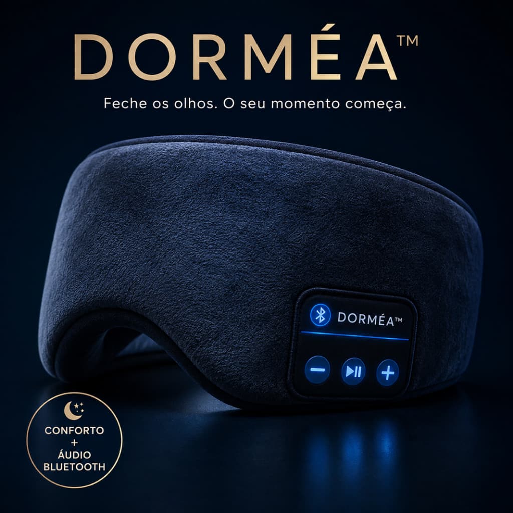 Máscara para os olhos, máscara de sono, fones de ouvido Bluetooth confortáveis