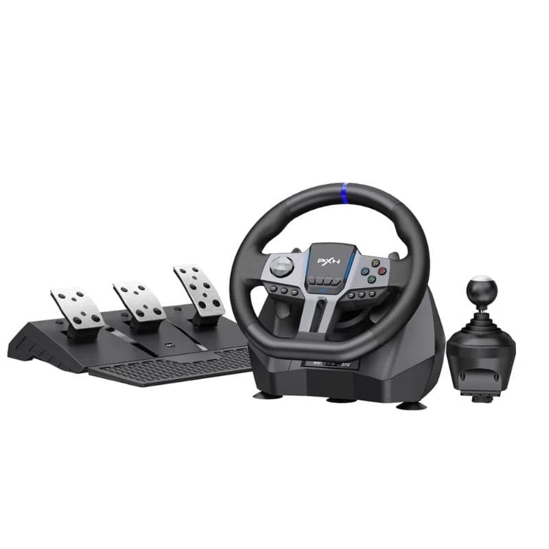 Volante Gamer PXN-V9 Para PS3, PS4, Xbox E PC, Com Vibração E Câmbio