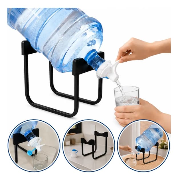 Suporte Para Galão Filtro de Água Removível Bebedouro De Água Potável 20 Litros Torneira