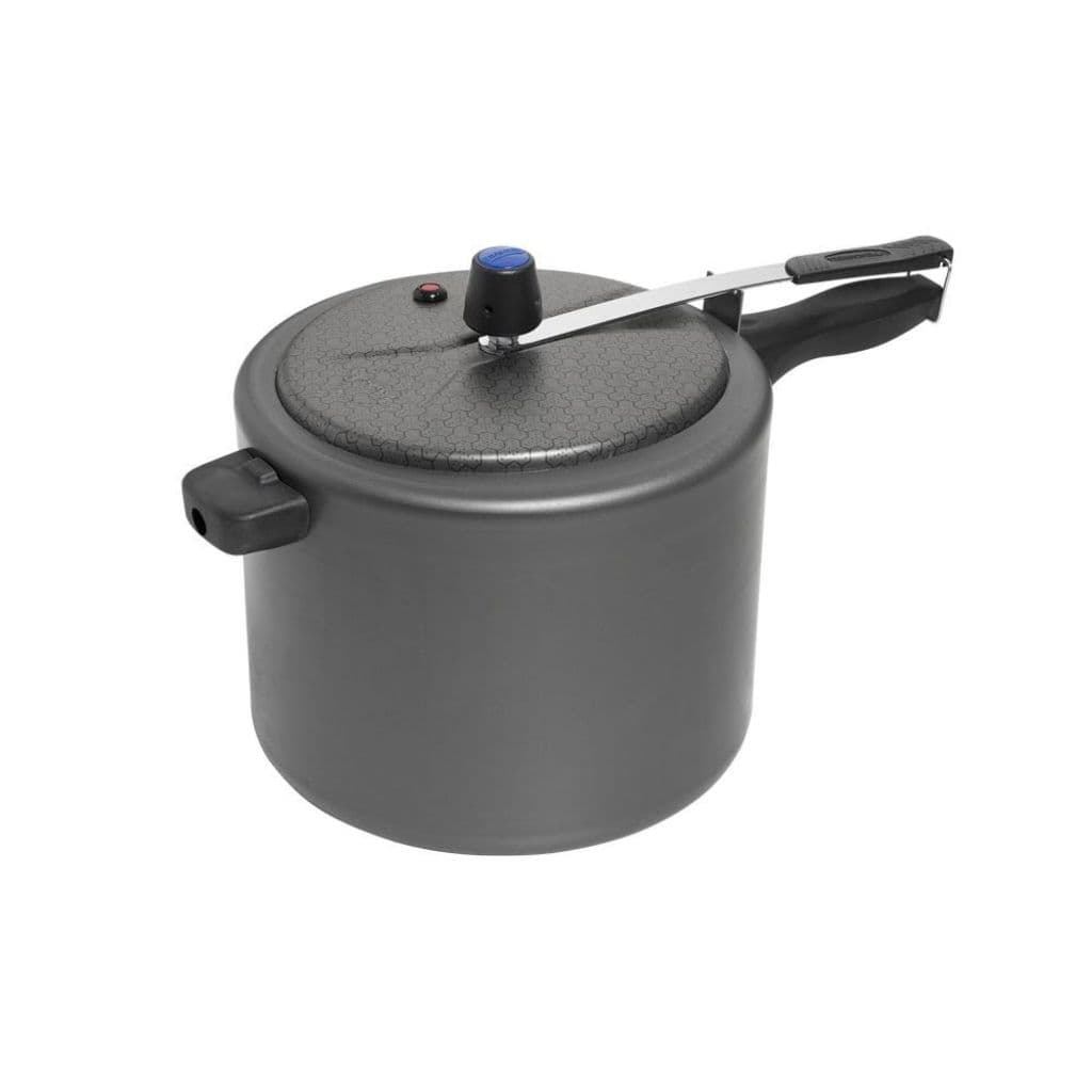 Panela De Pressao 10L Ramos Grafite Aluminio Fechamento Externo Segura Cozinha Grande