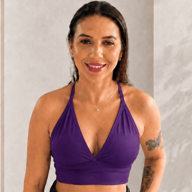 Cropped Fitness Feminino Academia