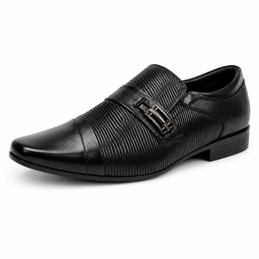 Sapatos Masculinos em Promoção - Sapato Social Masculino Couro Legítimo - Ultimas Peças Dia dos Pais