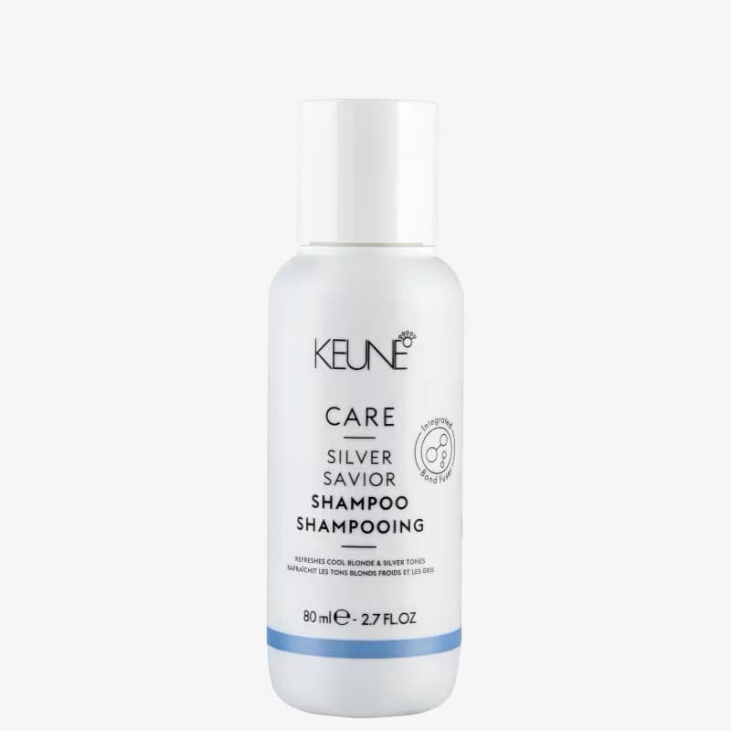 Keune Care Silver Savior - Shampoo Desamarelador 80ml MINI FRASCO TAMANHO VIAGEM